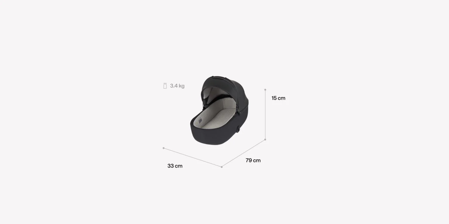 עגלה משולבת  anex Eli Midnight בעיצוב מינימליסטי - Image 16
