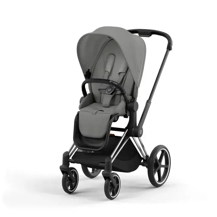 עגלה משולבת Cybex Priam 4 - שלדה כרום / ידית שחורה - Image 13