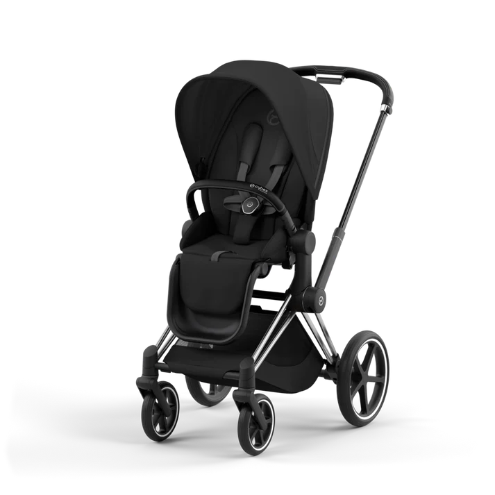 עגלה משולבת Cybex Priam 4 - שלדה כרום / ידית שחורה - Image 6