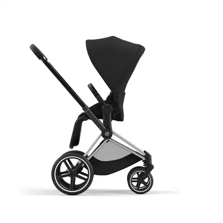 עגלה משולבת Cybex Priam 4 - שלדה כרום / ידית שחורה - Image 9
