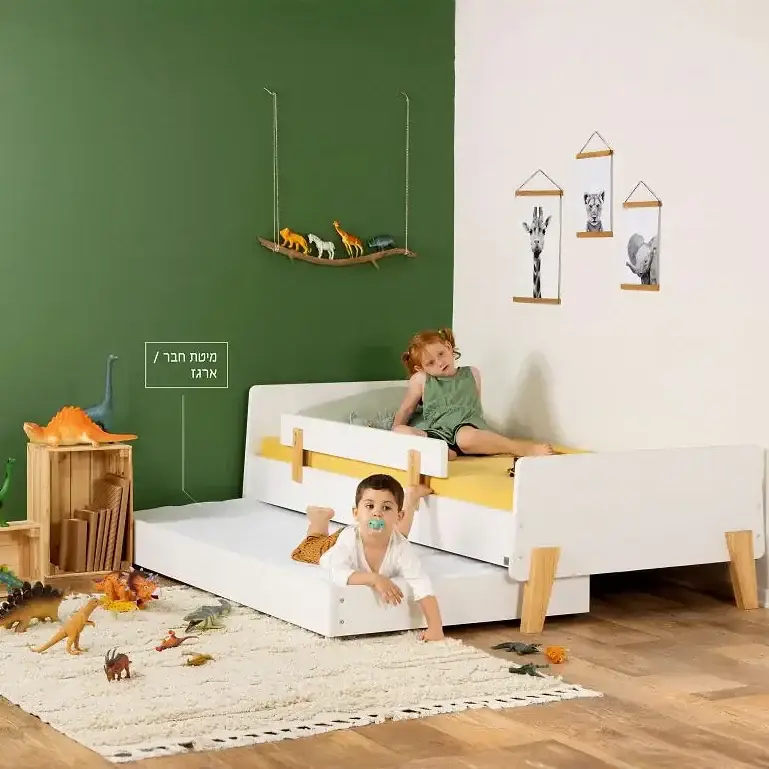 תוספת למיטת חבר / ארגז אחסון לבן - Image 3