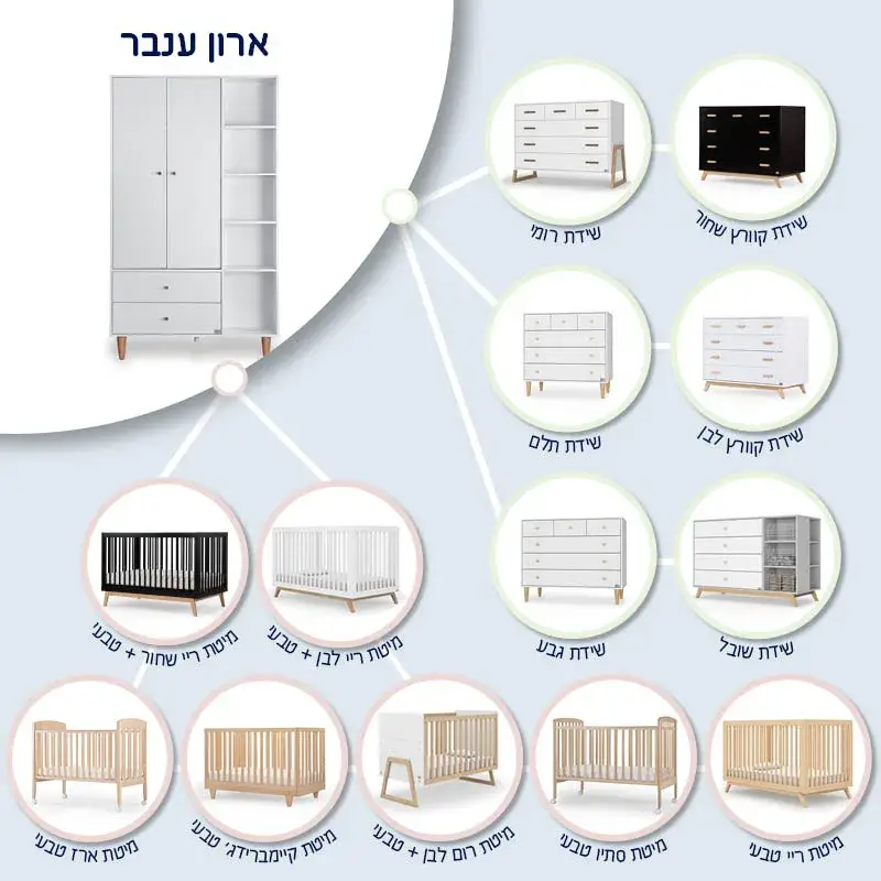 ארון סגל דגם ענבר - טריקה שקטה - Image 4