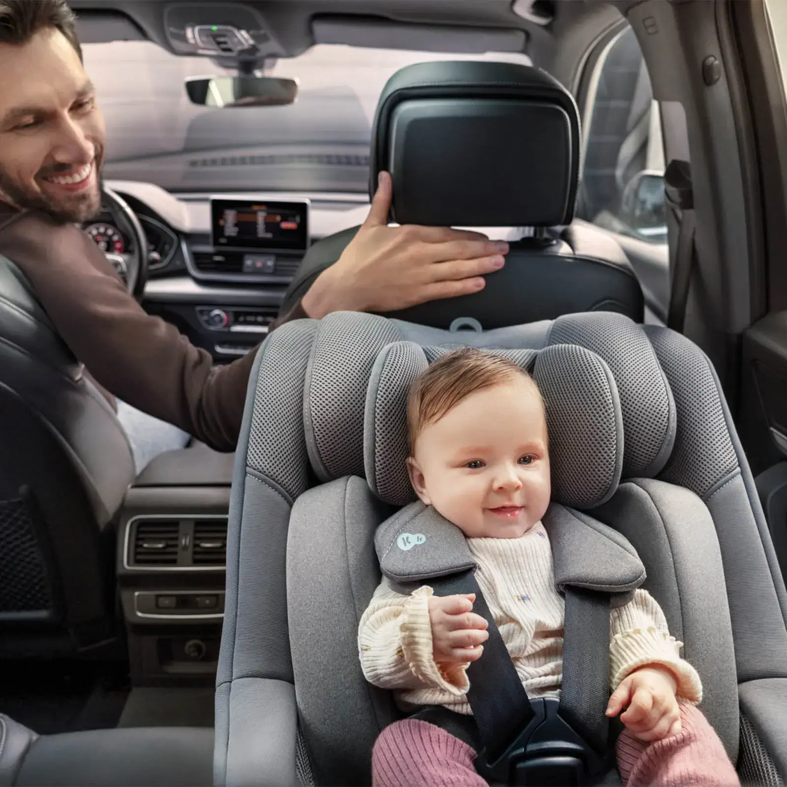 כיסא בטיחות Kinderkraft 360 I-GUARD - מסתובב 360° - Image 11
