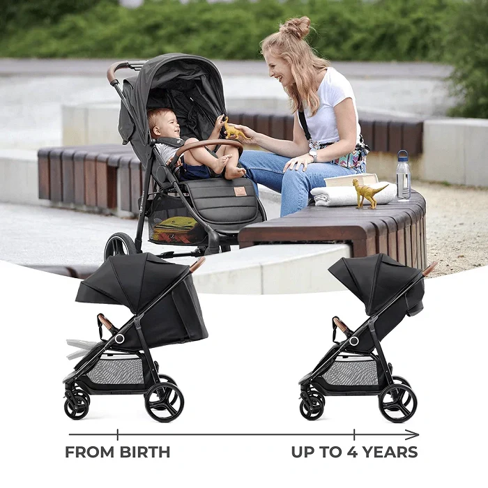 טיולון Kinderkraft Grande Plus - שחור - Image 6