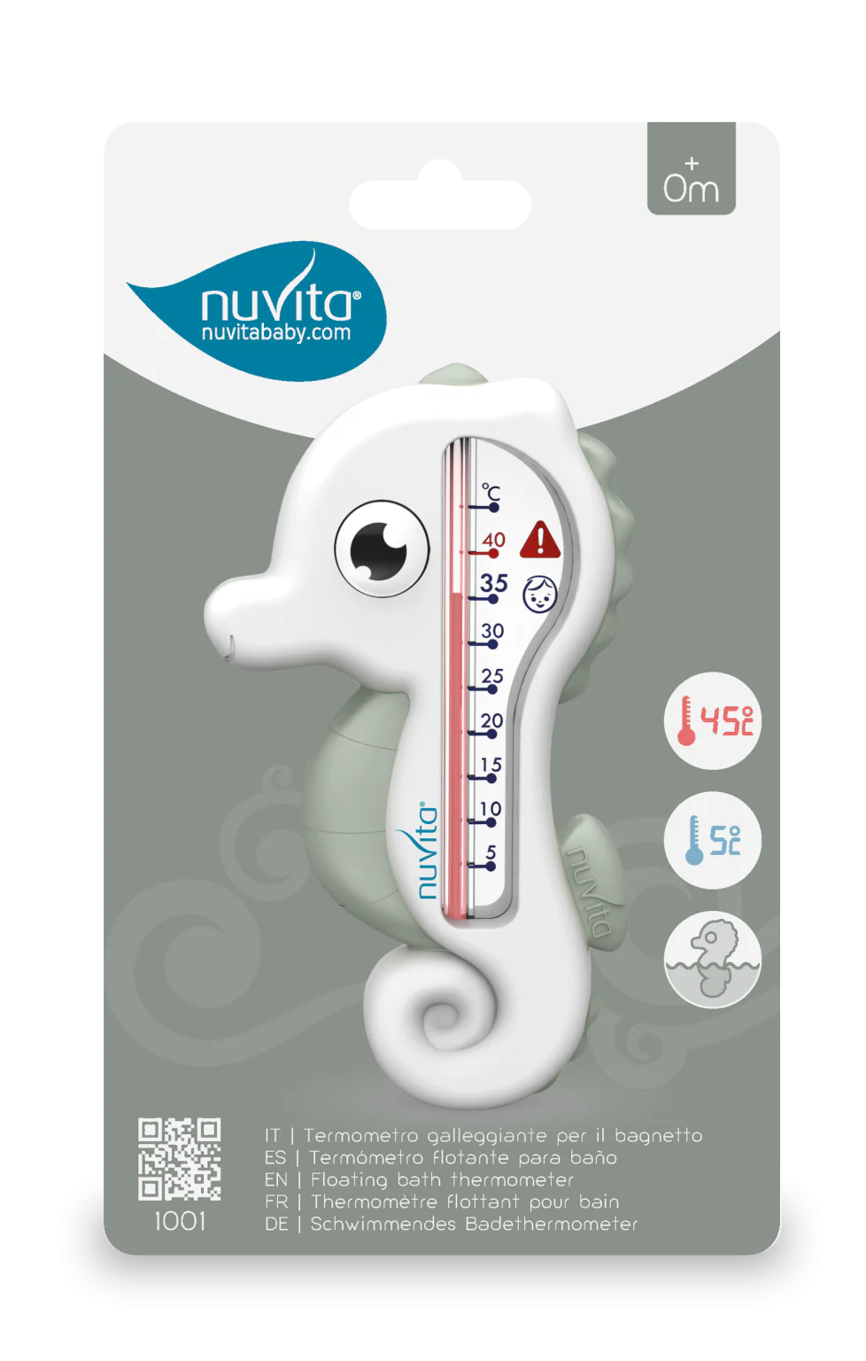 מדחום אמבט סוס-ים אפור NUVITA - Image 2