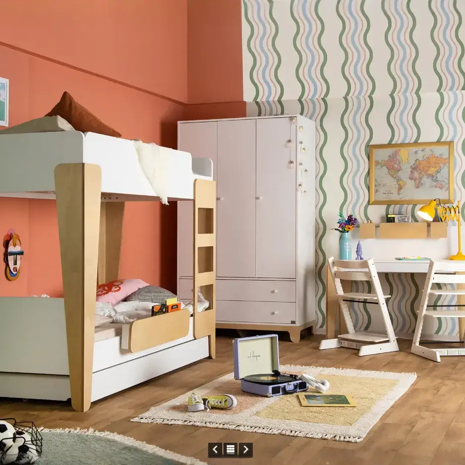 מיטה קומותיים לקטנים גדולים ג'וי ג'וי - לבן + טבעי SEGAL - Image 7