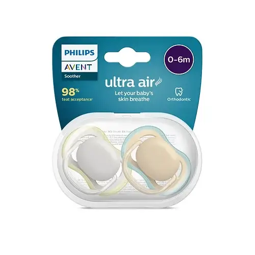AIR 0-6 NEUTRAL NON DEC אוונט זוג מוצצים - Image 2