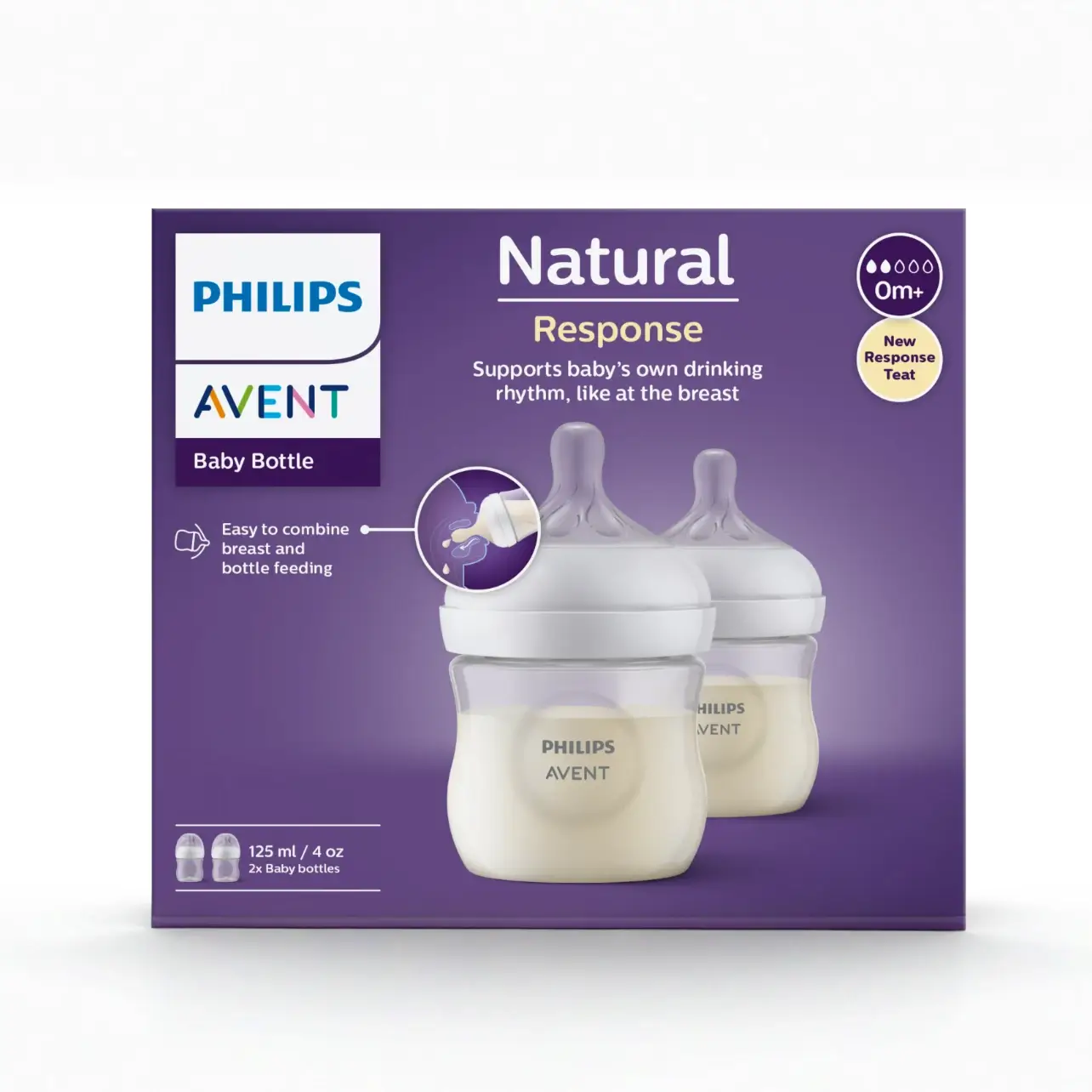 AVENT Natural Response 2P בקבוק אוונט 125 מ"ל - Image 3