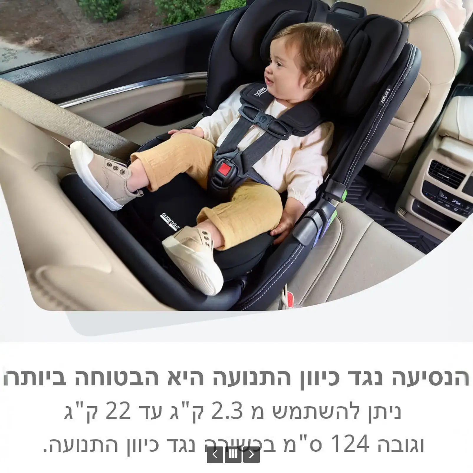 כסא בטיחות POPLAR S ARB - Image 7