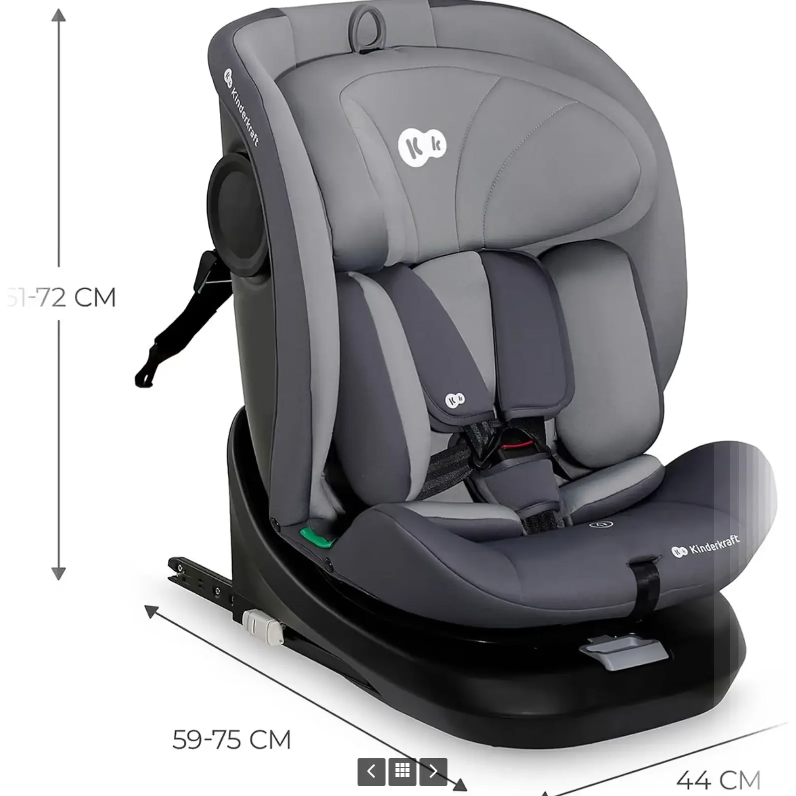 כיסא בטיחות מסתובב איי גרו IGROW Kinderkraft - Image 12