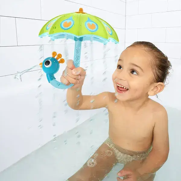 טווס מטריה ירוק לאמבטיה - Image 3