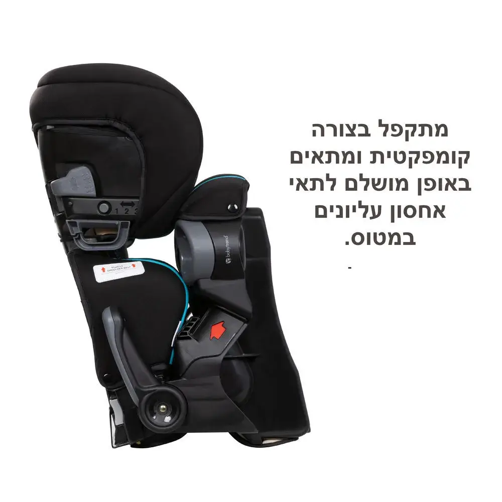 בוסטר גב ללא רצועות PROTECT אפור - Image 2