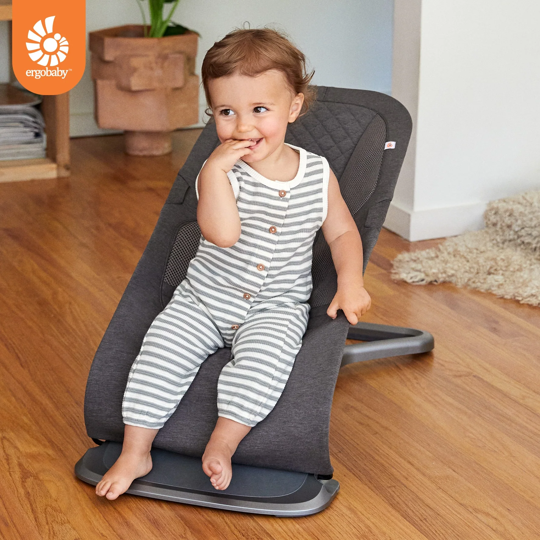 טרמפולינה ergobaby Evolve Bouncer - 3 מצבי גובה - Image 4