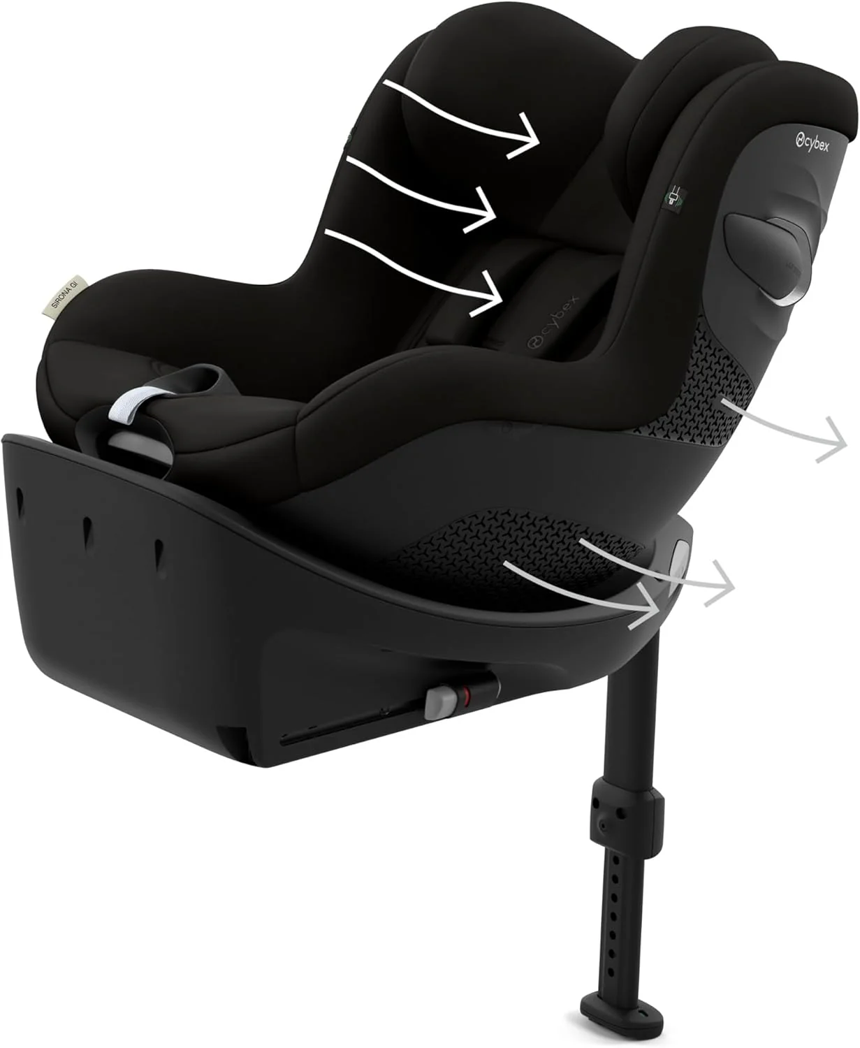 כסא בטיחות SIRONA G-I SIZE עם בסיס אינטגרלי - Image 9