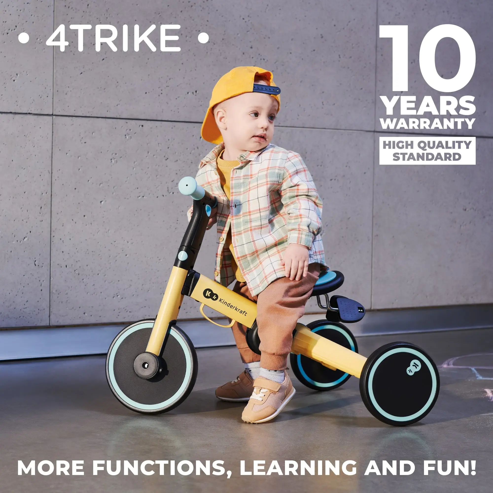 תלת אופן קינדרקראפט 4TRIKE - מתקפל וקל משקל - Image 11