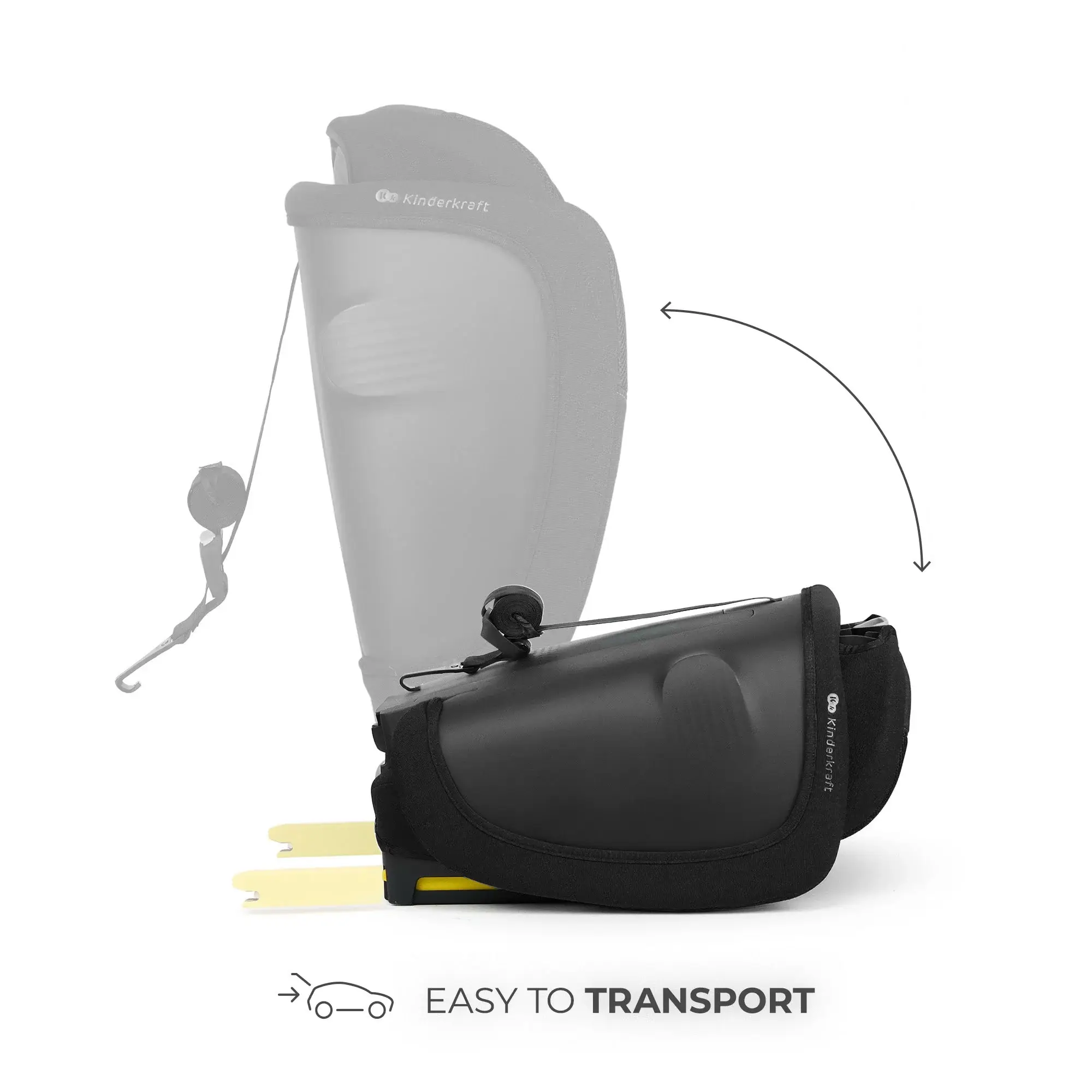 בוסטר רצועות Kinderkraft FIX2GO - גב מתקפל - Image 11