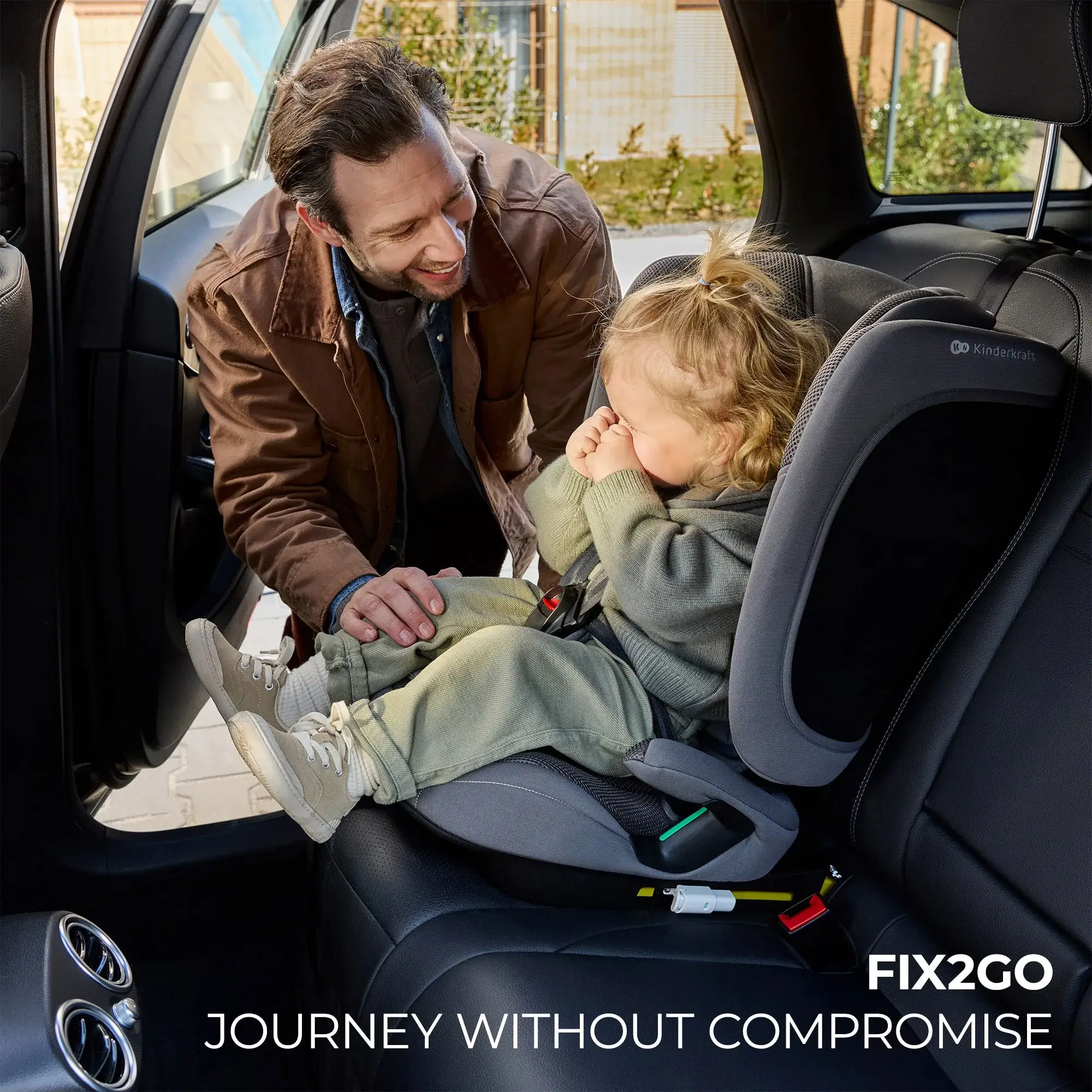 בוסטר רצועות Kinderkraft FIX2GO - גב מתקפל - Image 22