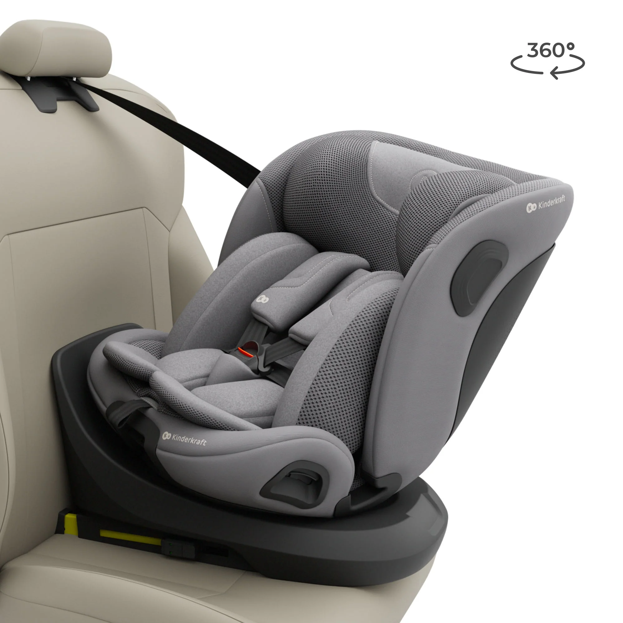 כיסא בטיחות מסתובב I-GROW 2 PRO עם בדים נושמים