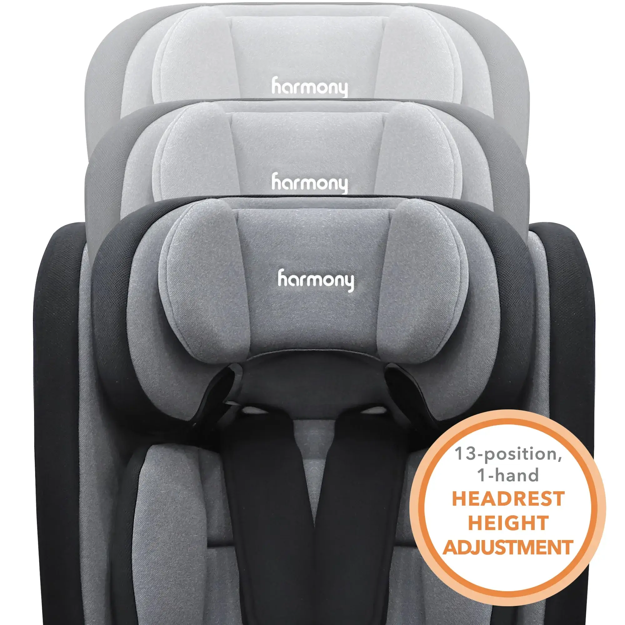 בוסטר רצועות Harmony Phoenix Deluxe I-Size - מתאים לגובה 76-150 ס"מ - Image 6