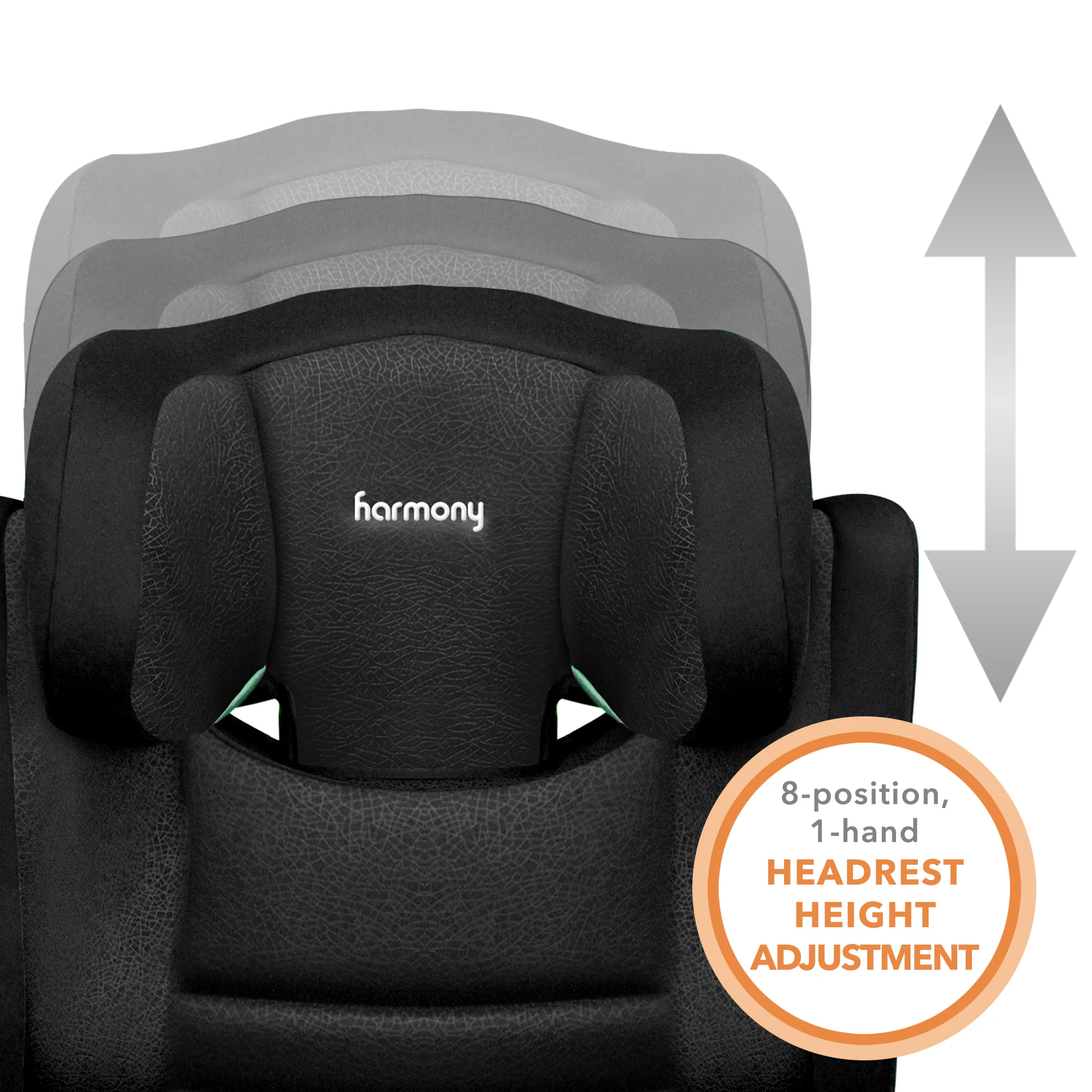 בוסטר גב קל ומרופד Harmony Journey Deluxe I-Size - Image 4