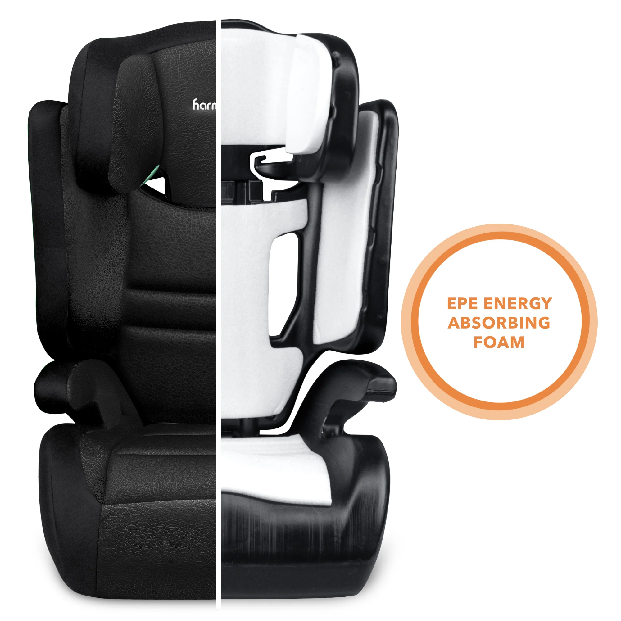בוסטר גב קל ומרופד Harmony Journey Deluxe I-Size - Image 5