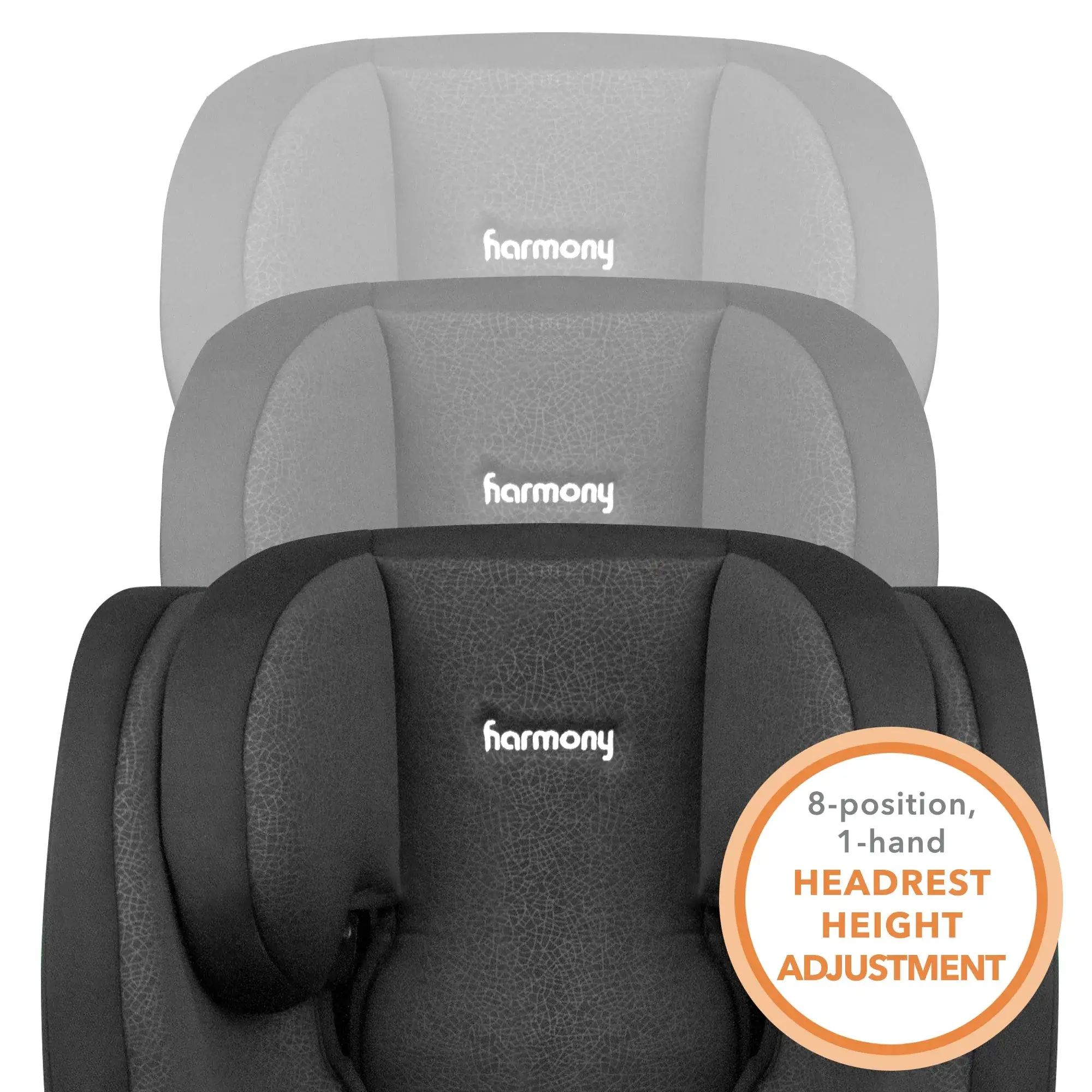 בוסטר רצועות Harmony Genesys Deluxe i-Size Harness - מתאים לגובה 76-150 ס"מ - Image 3