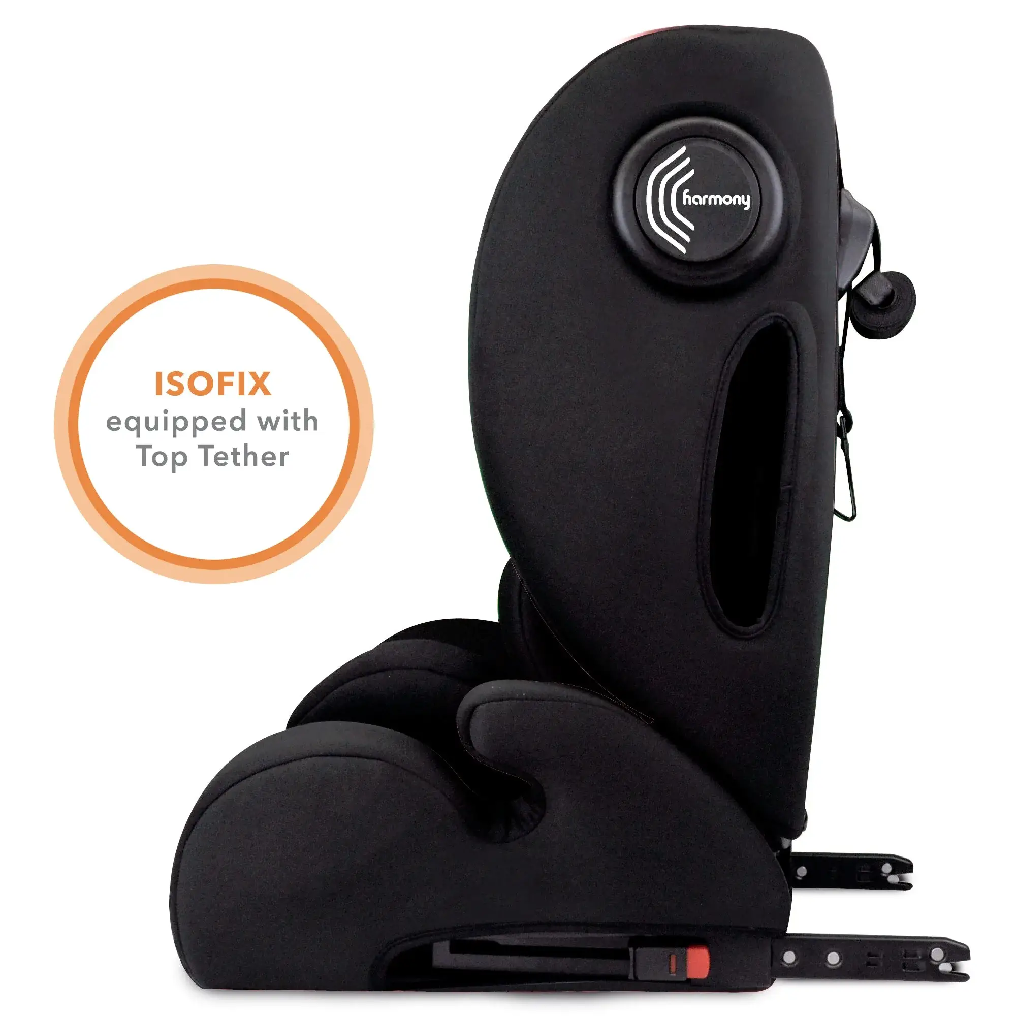 בוסטר רצועות Harmony Genesys Deluxe i-Size Harness - מתאים לגובה 76-150 ס"מ - Image 4