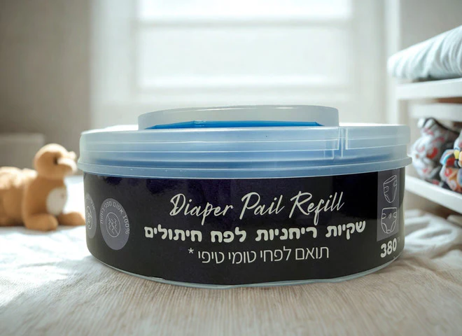 שקיות ריחניות לפח חיתולים טומי טיפי קסטה בודדת