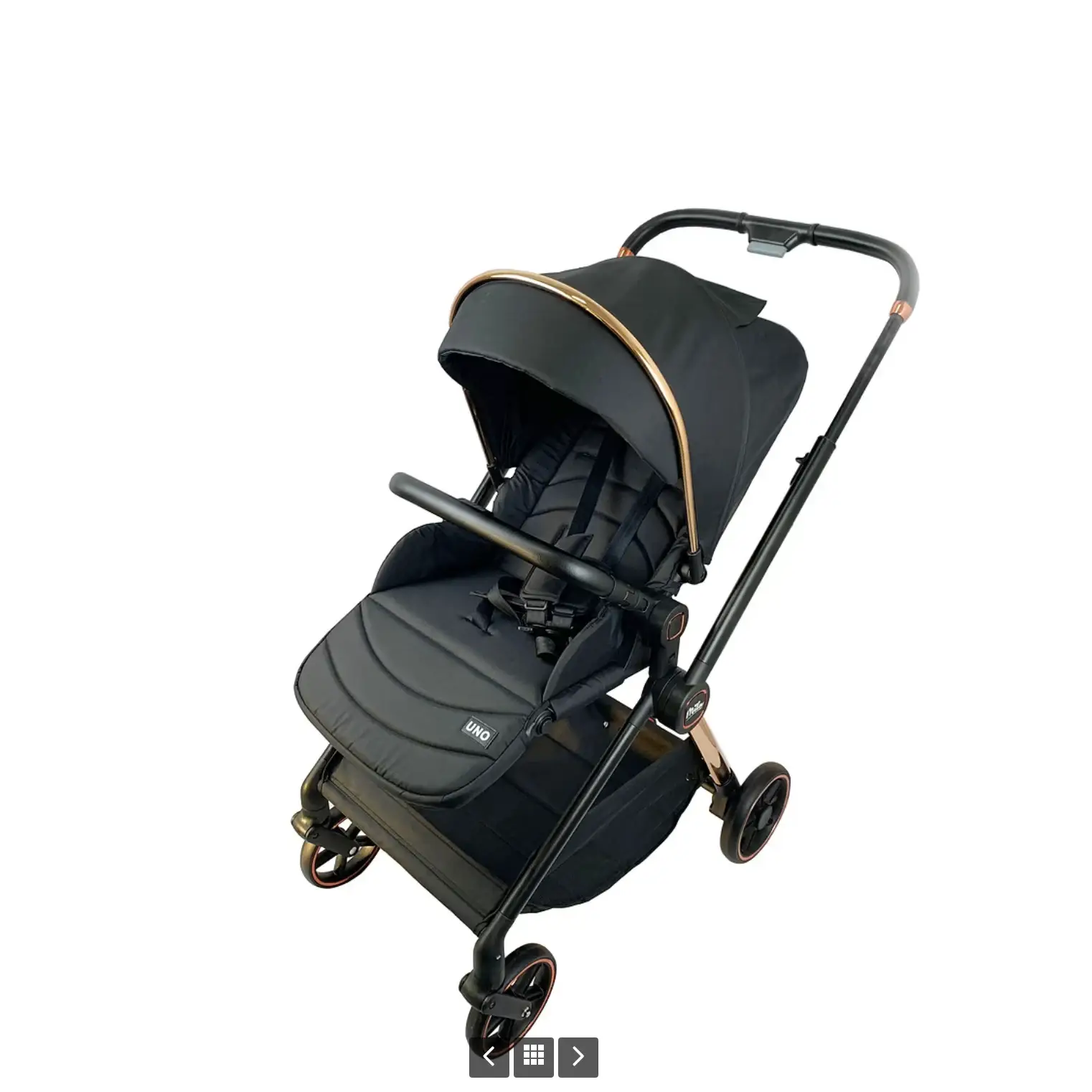 עגלת תינוק מילה רוזגולד mila rose gold Easy baby - Image 3