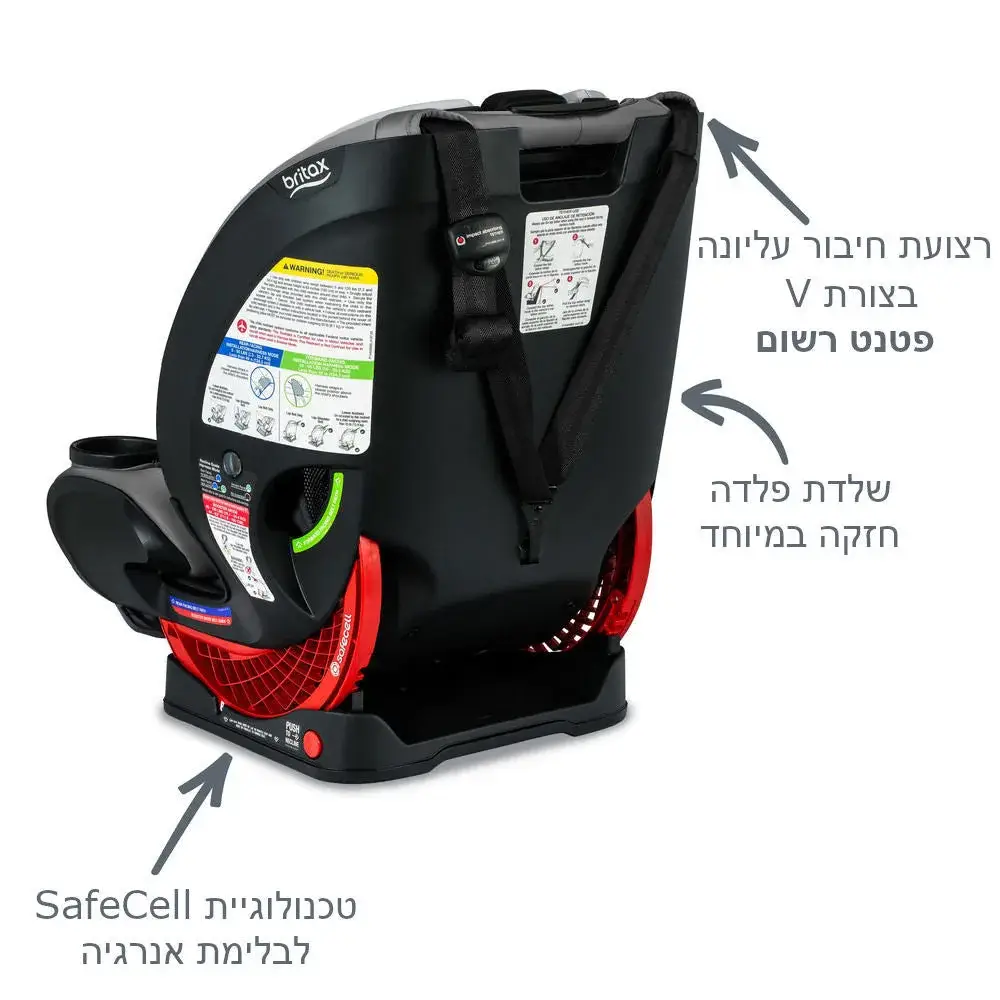 כיסא בטיחות One4Life SafeWash Britax - התקנה פשוטה ובטוחה - Image 7