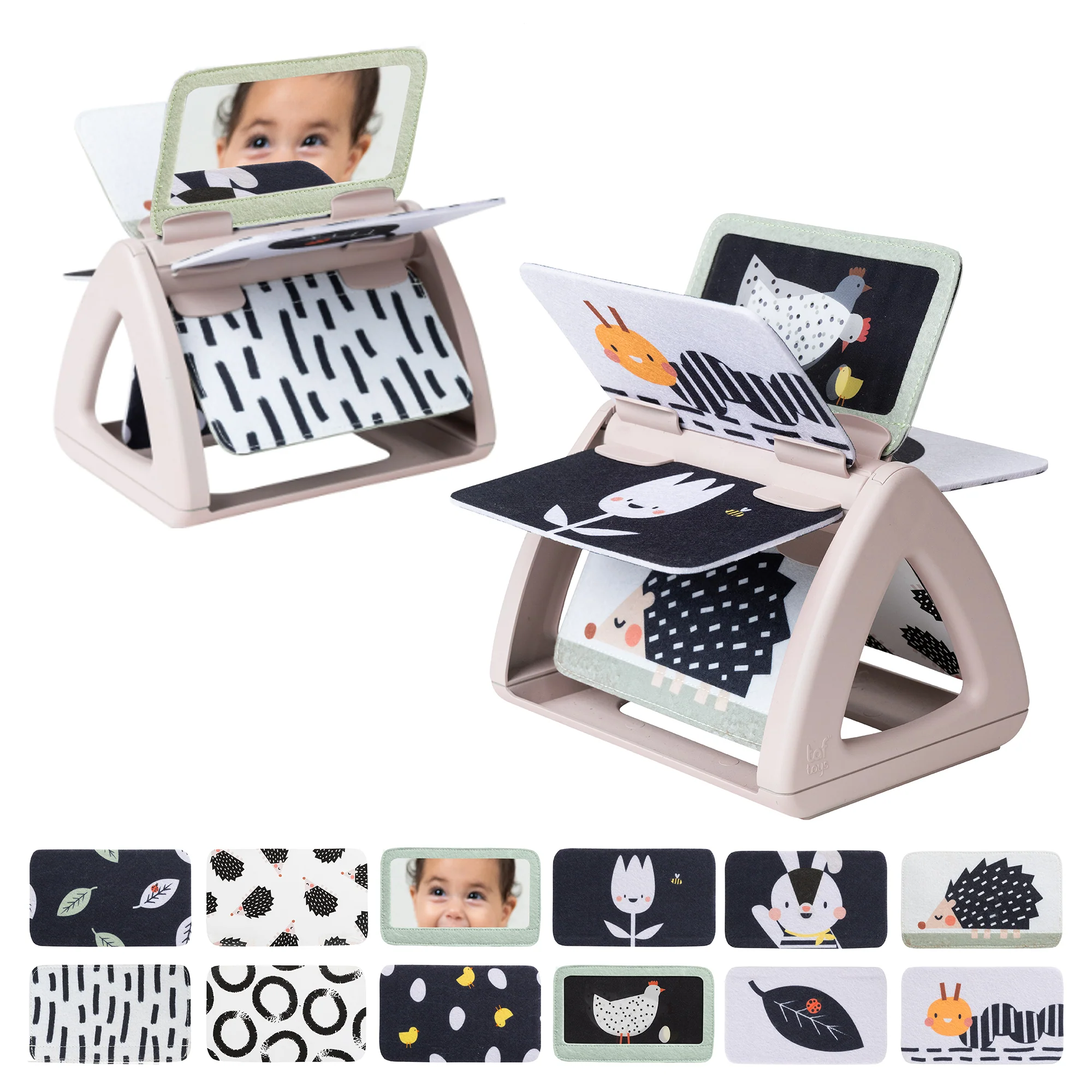 Taf toys ספר שחור לבן מסתובב - Image 2