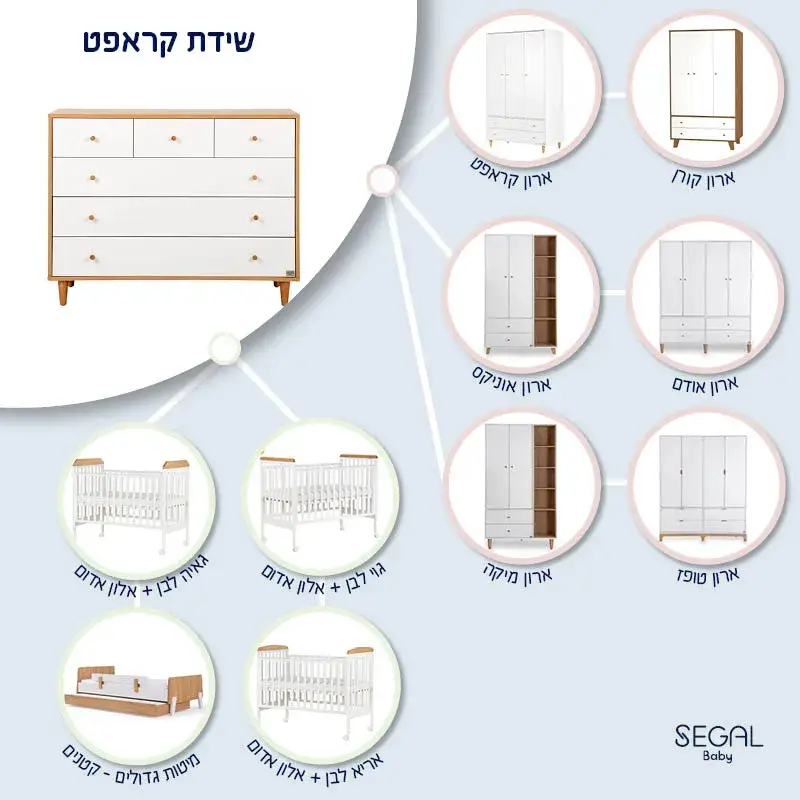 שידה לתינוק קראפט - Image 4