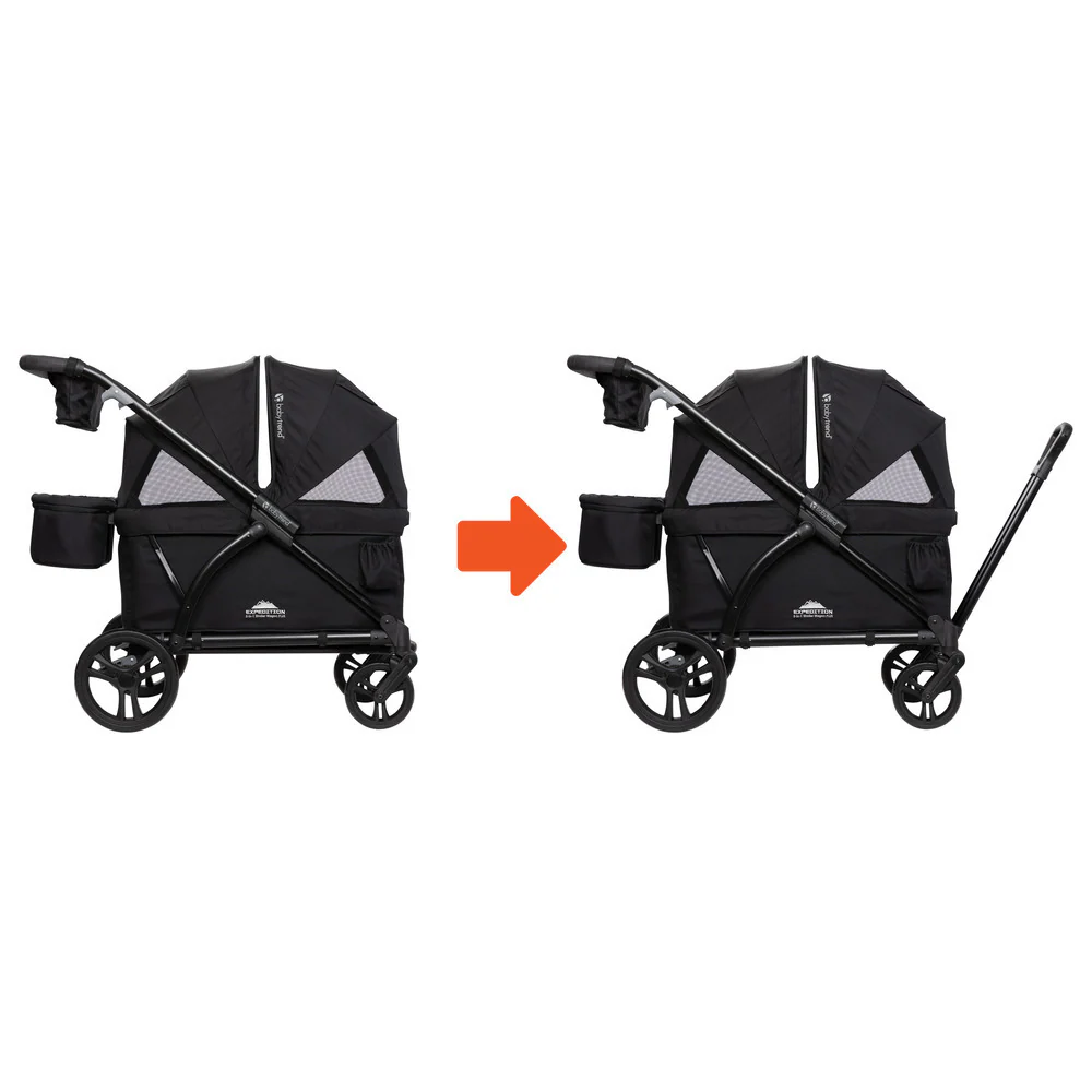 Baby Trend® Expedition 2-in-1 Wagon עגלול לתאומים /אחים - Image 3